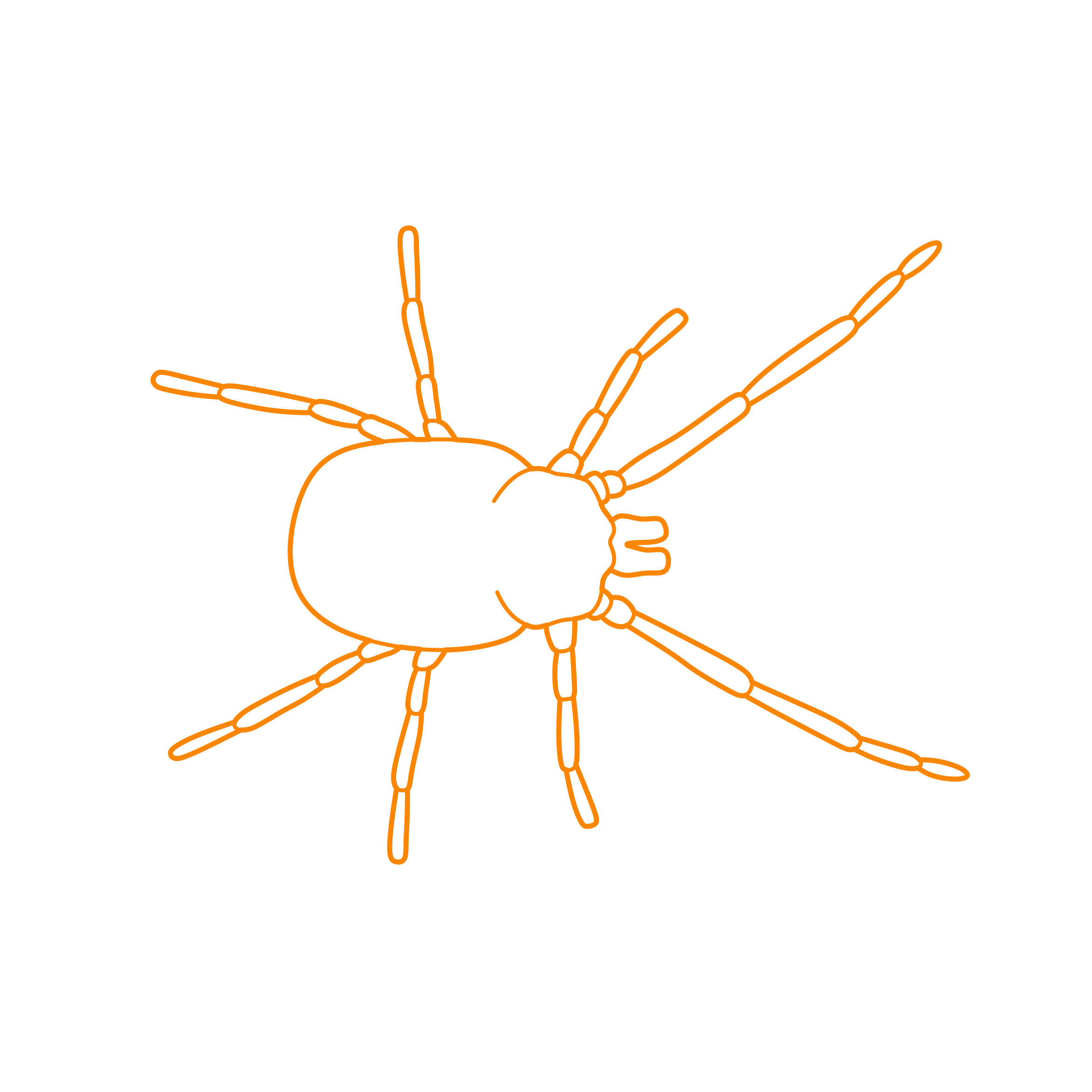 Animals Arachnids Red Spider Mite Outline Svg File Free Vectors